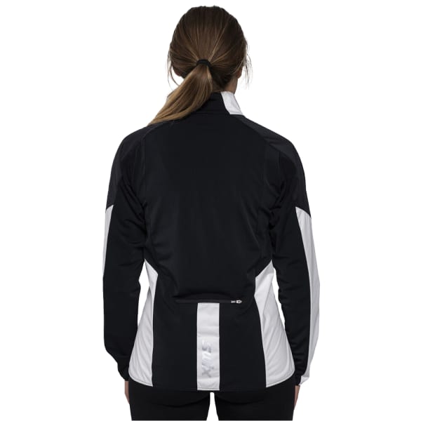 Veste ski de fond SWIX FOCUS WIND JACKET W BRIGHT WHITE/BLACK