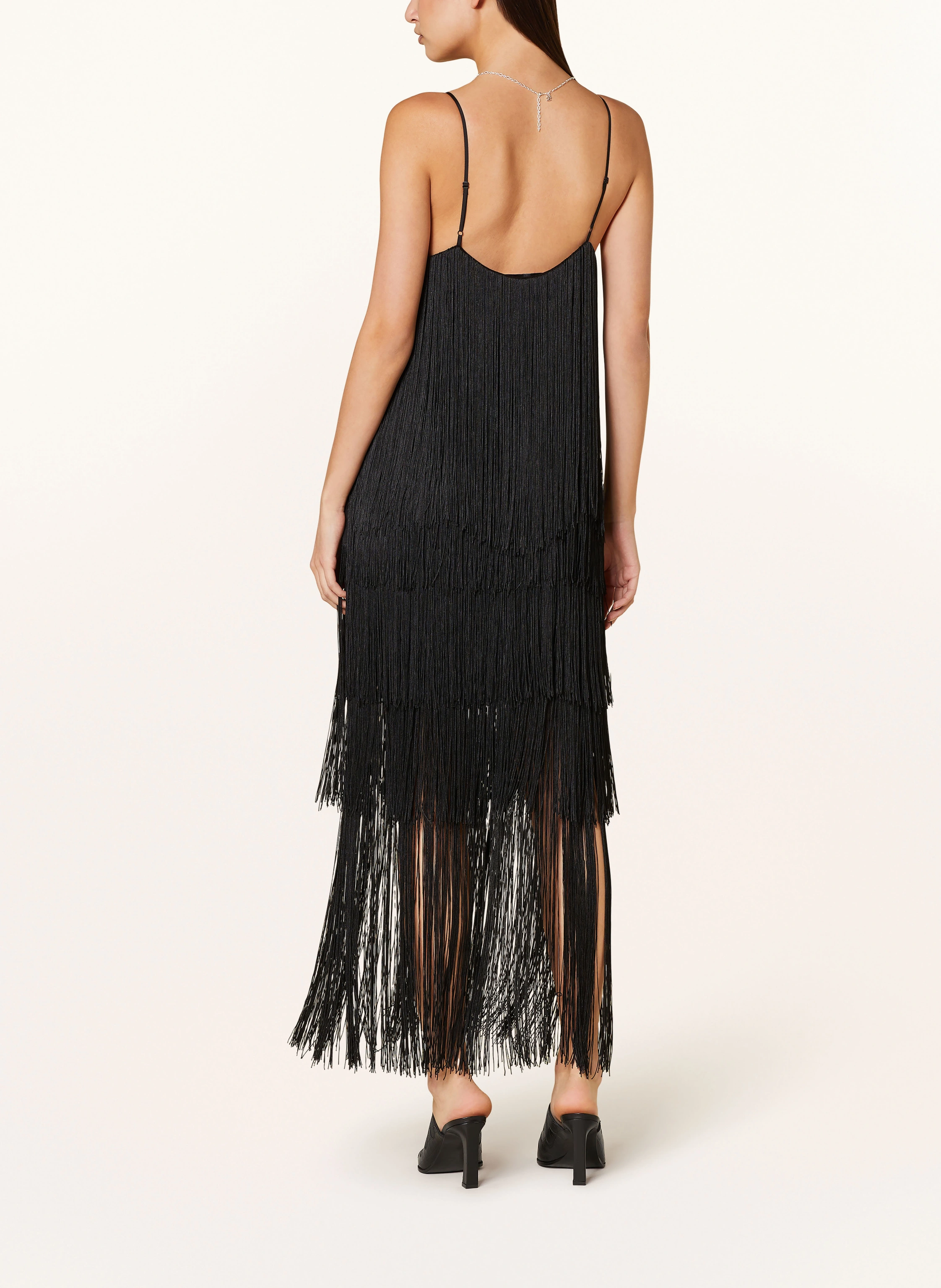 ENVELOPE 1976 Kleid FRINGE mit Fransen
