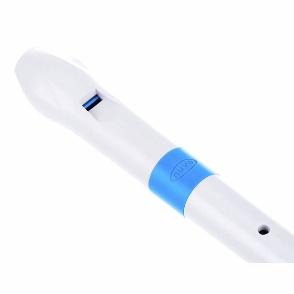 Nuvo Soprano Recorder white-blue
