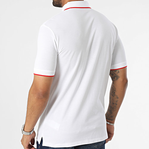 Polo Manches Courtes Slim Deresino 50490775 Blanc