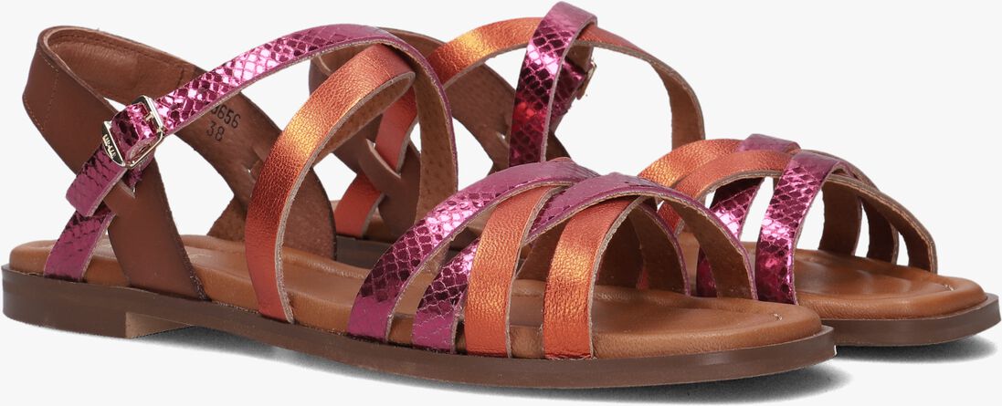 RED-RAG oranje red-rag sandalen 79656