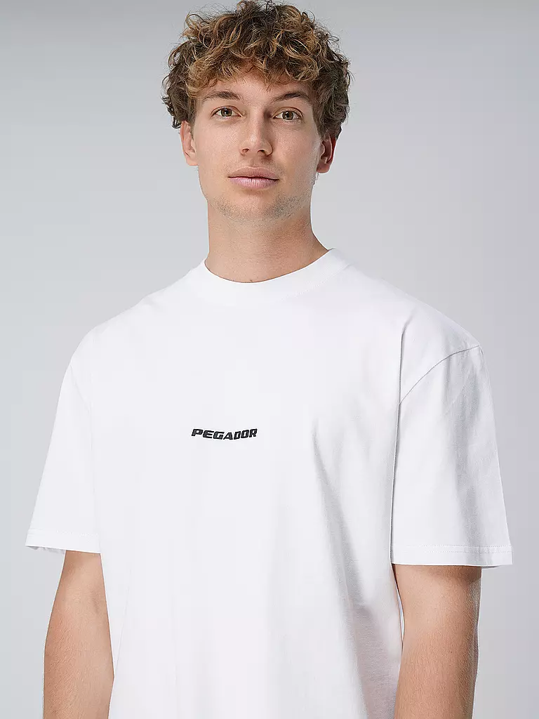 PEGADOR T-Shirt Oversized Fit weiss