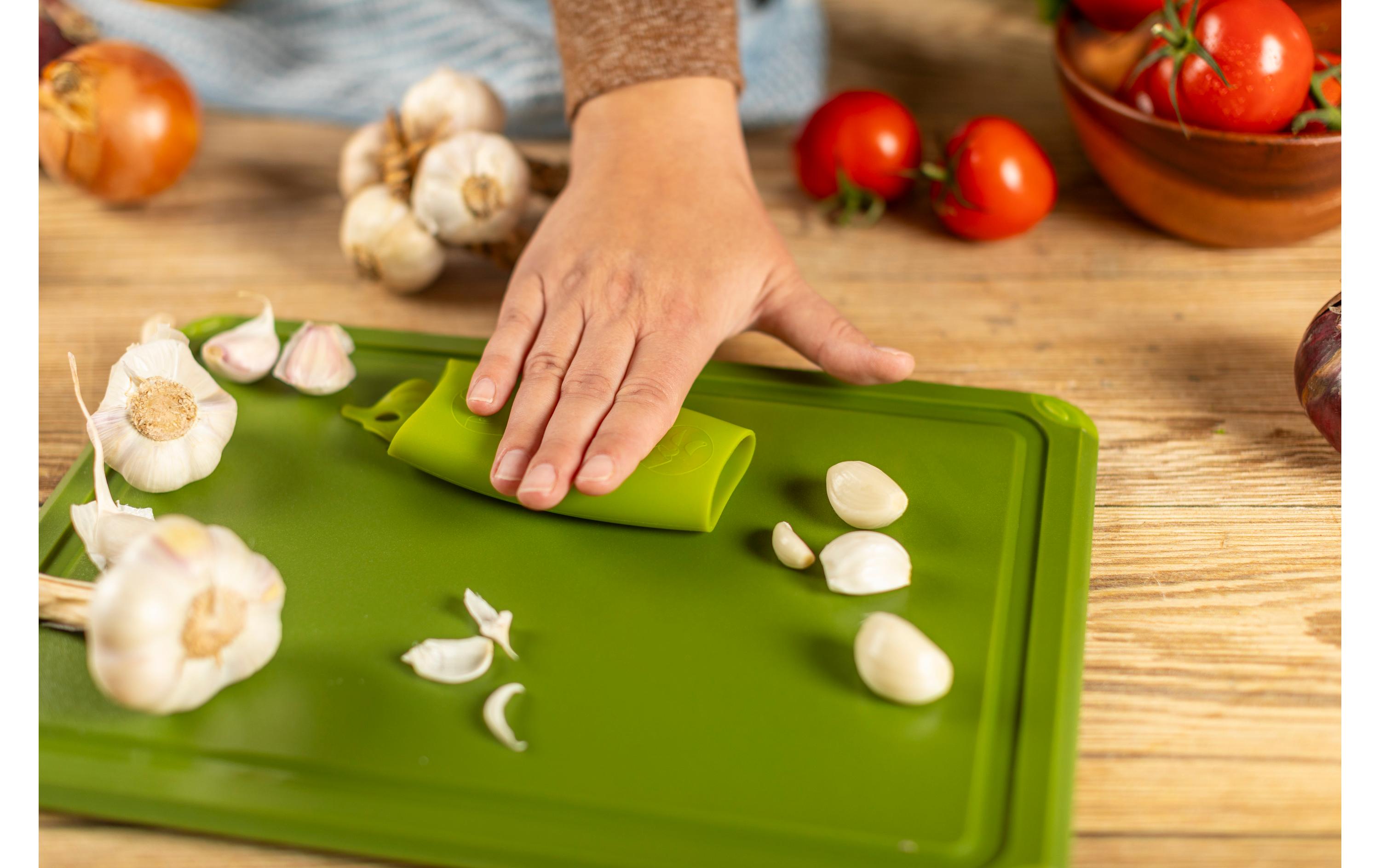 Knoblauchschäler GrünSchäler für Knoblauch