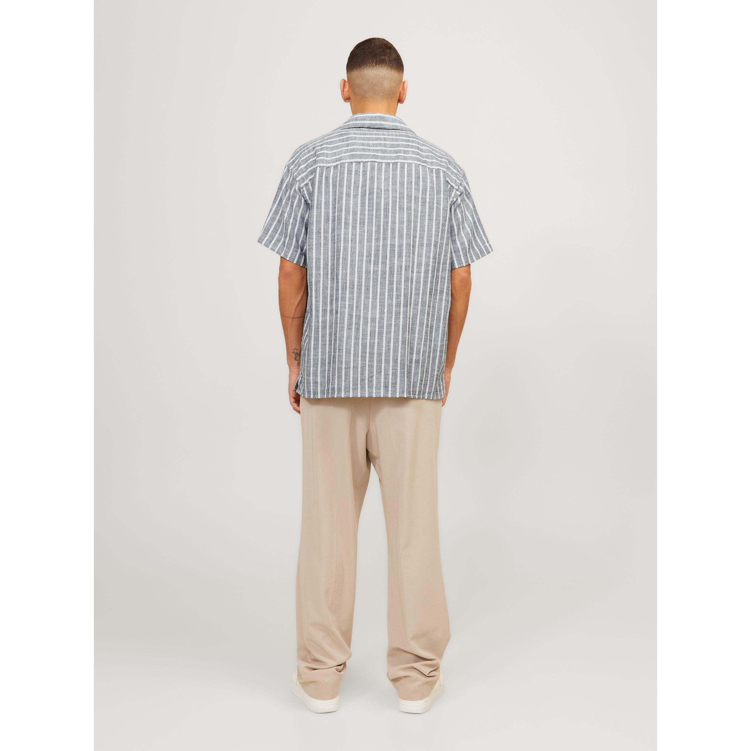 Jack and Jones Cabana Stripe Short Sleeve Shirt