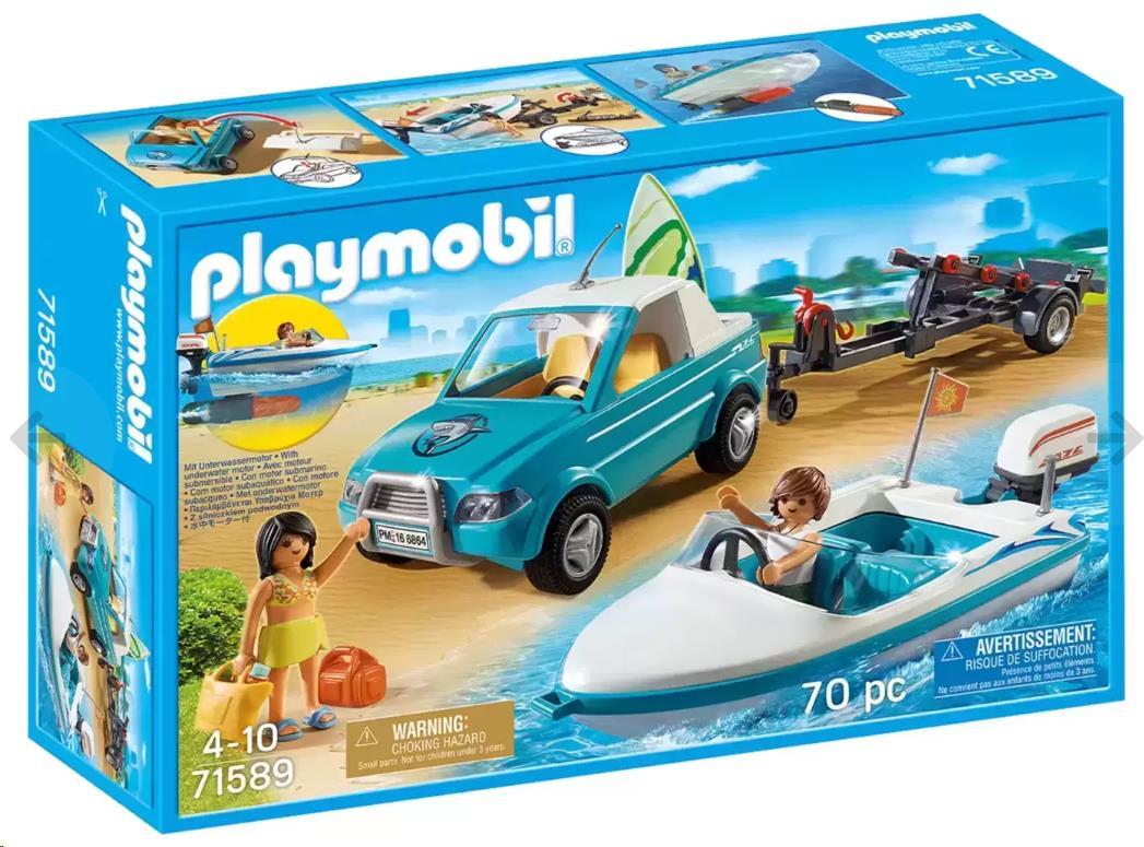 PLAYMOBIL PICK UP DE SURFER AVEC BATEAU