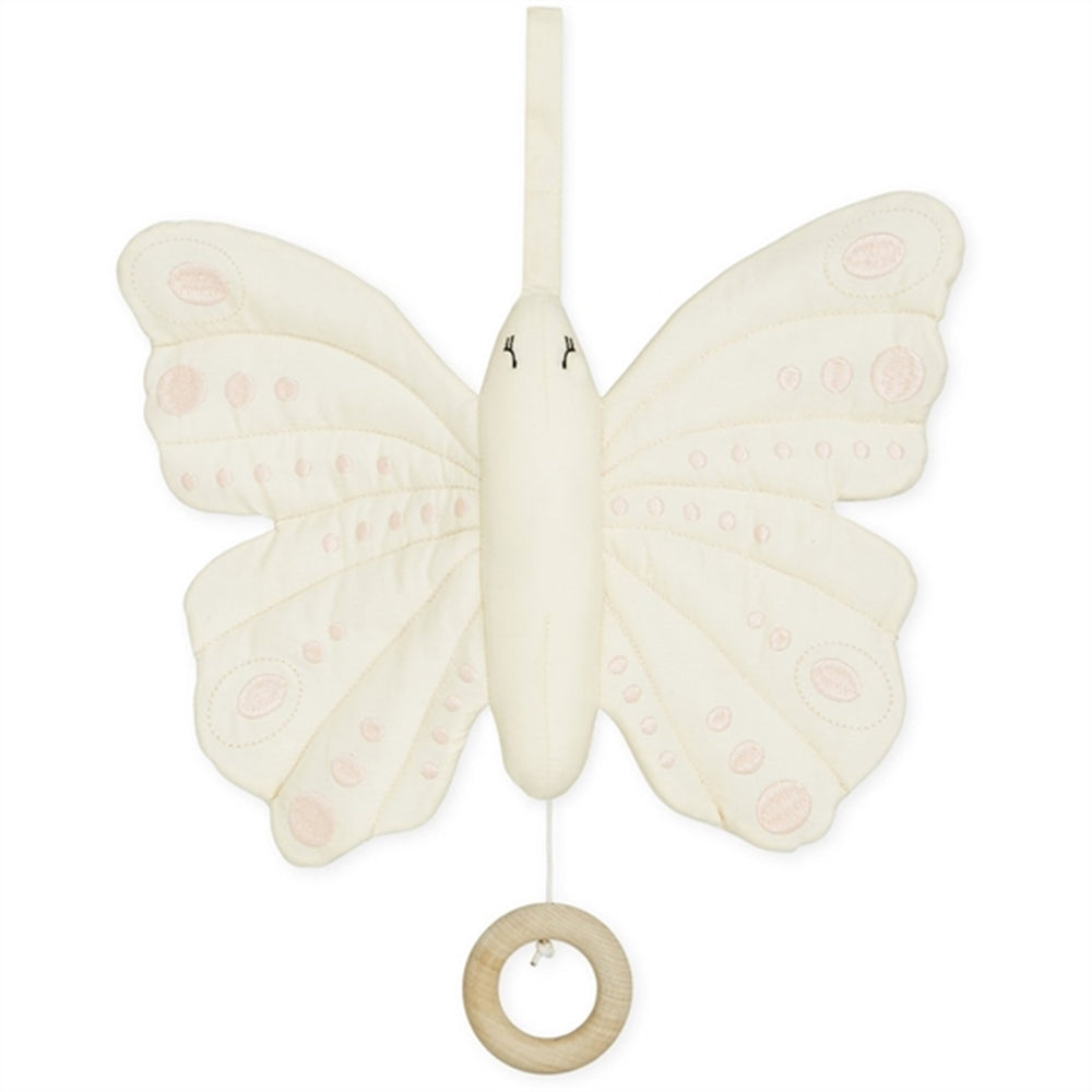 Uro m. Musik Sommerfugl Antique White