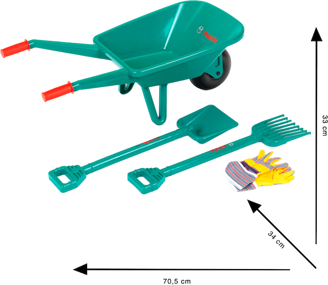 Klein Kinder-Gartenset »Bosch Kinder-Gartenset« mit Schubkarre; Made in Germany