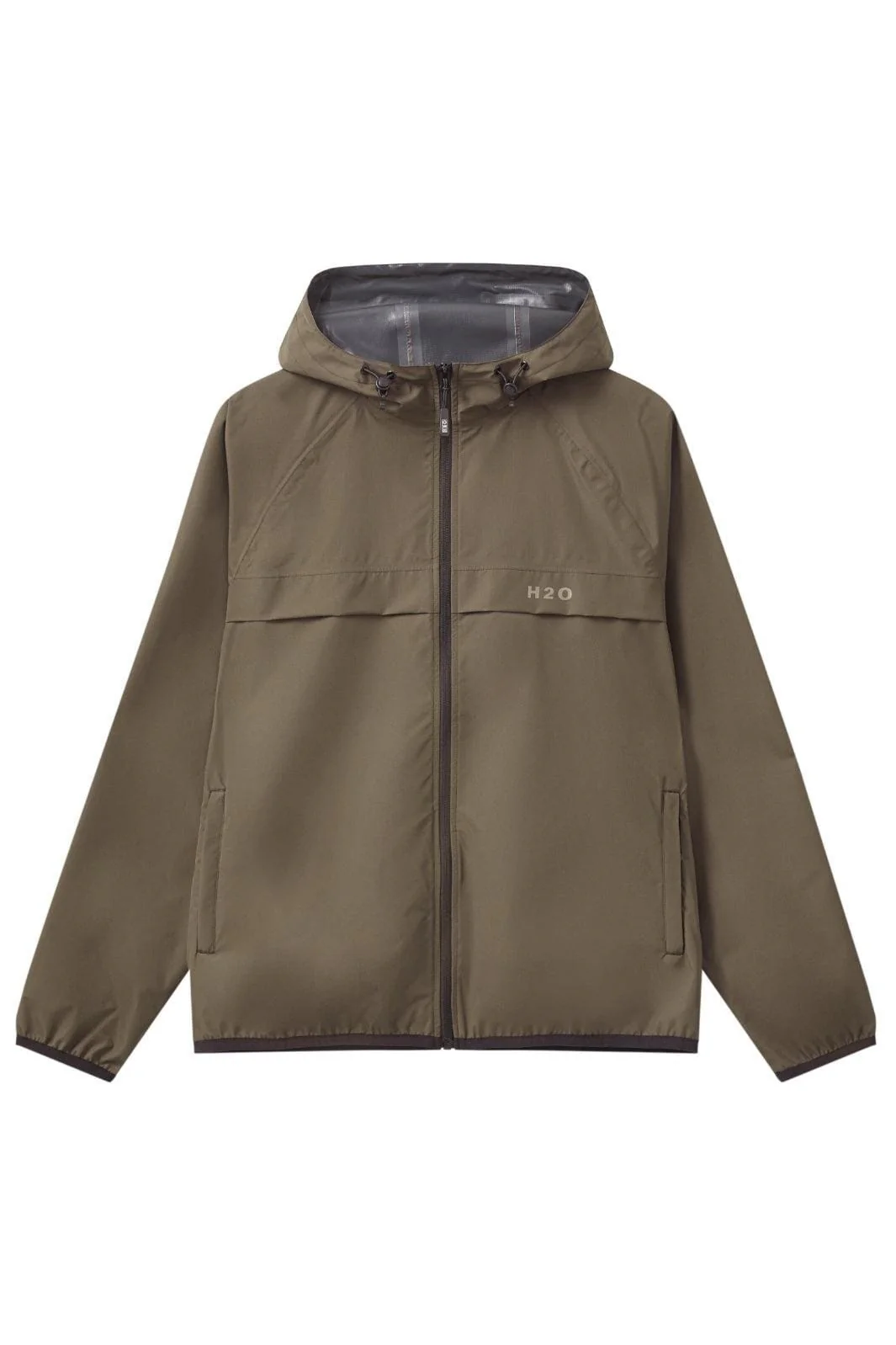 H2O Rømø Lw Rain Jacket Packable 3553 dusty oak
