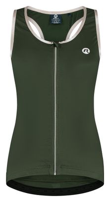 Débardeur Vélo Rogelli Abbey Vert/Sable Femme