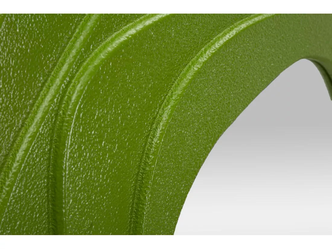 Miroir Mural Vert aux Formes Sinuées - Design Moderne et Créatif - 90x4x97 cm
