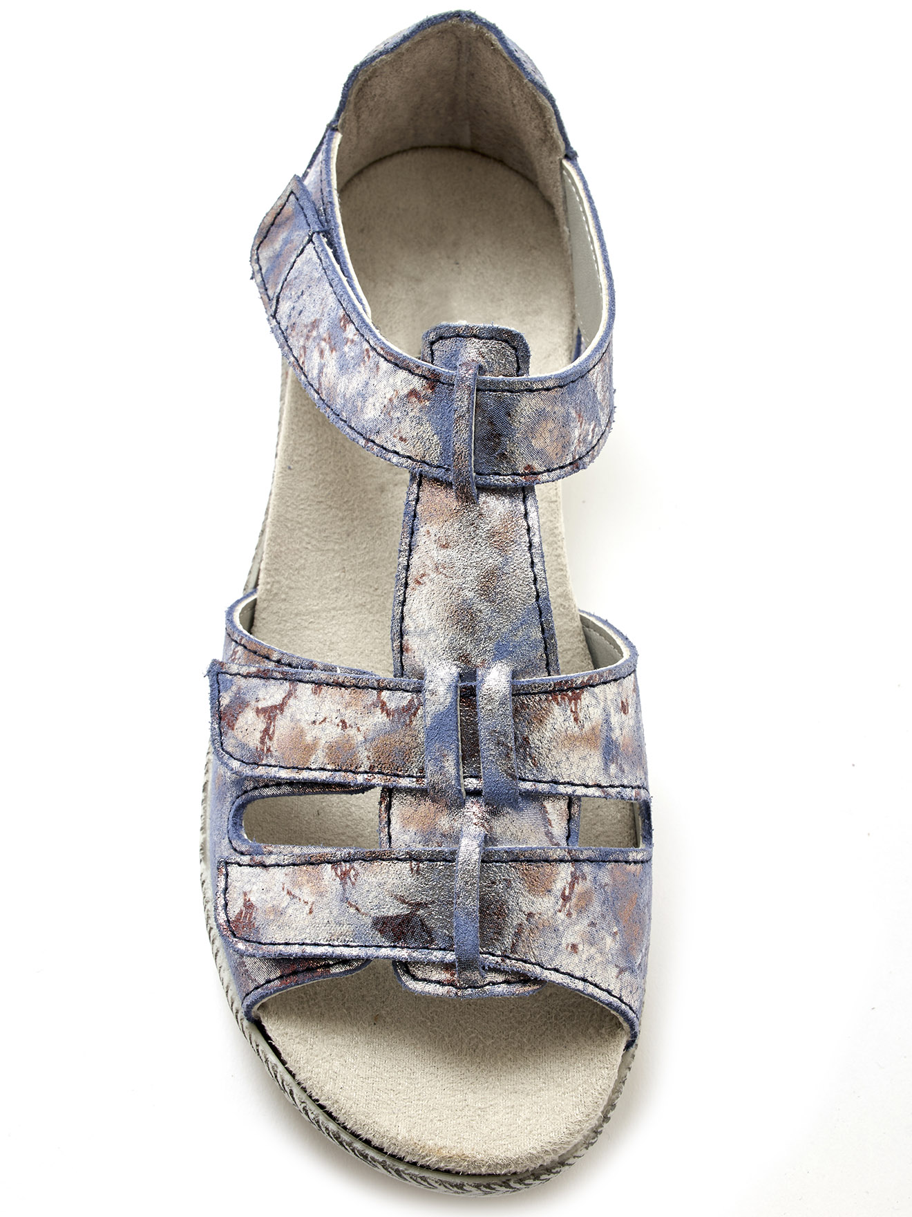 Sandales cuir à aérosemelle® amovible