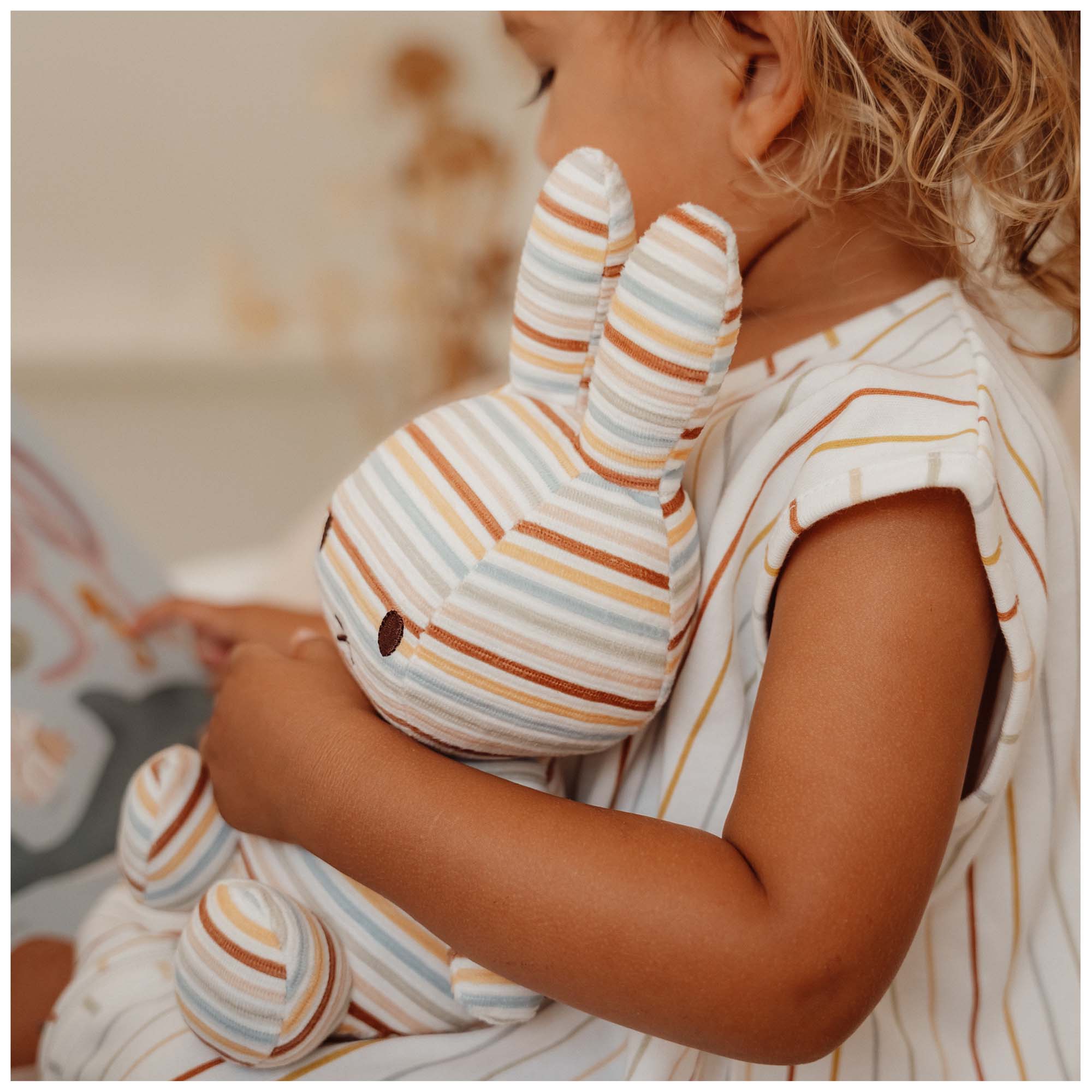 Nijntje x Little Dutch knuffel Vintage Sunny Stripes 25cm multi