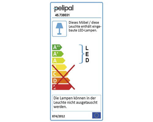 Pelipal Capri spiegelkast, 80 x 16 x 70 cm, grijs, 3-deurs