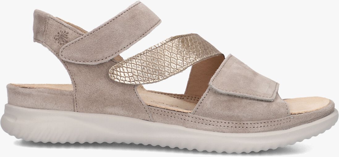 grijze hartjes platte sandalen breeze