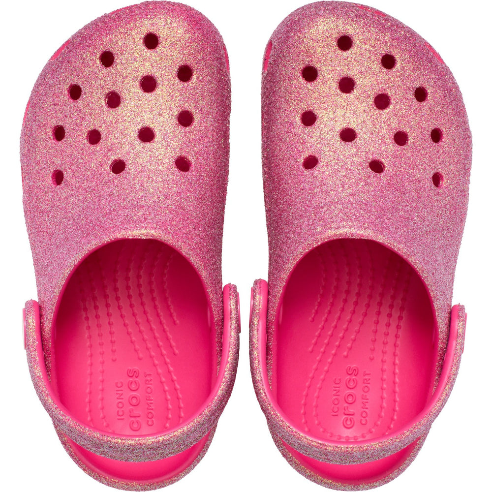 Køb Crocs Dragon Fruit Classic Iridescent Glitter Clog