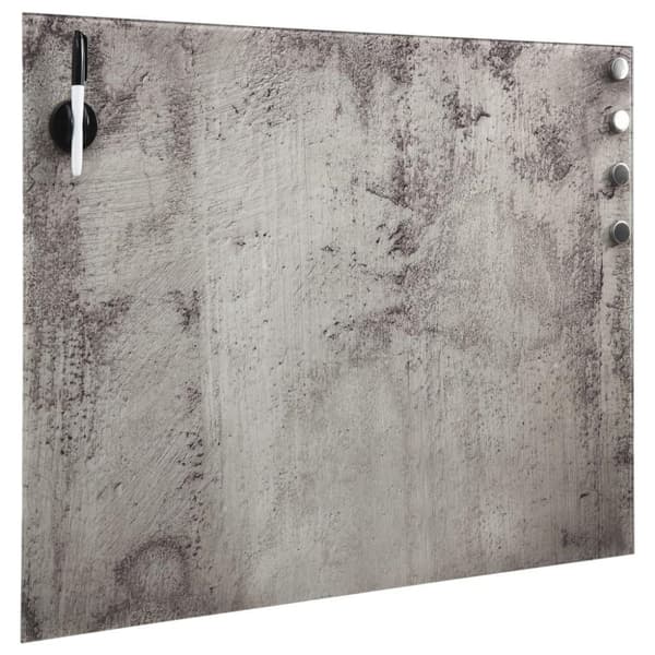 vidaXL Veggmontert magnetisk tavle glass 40x40 cm