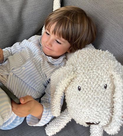 Smallstuff Kuscheltier - 70x22 cm - Hund - Off White Bouclé