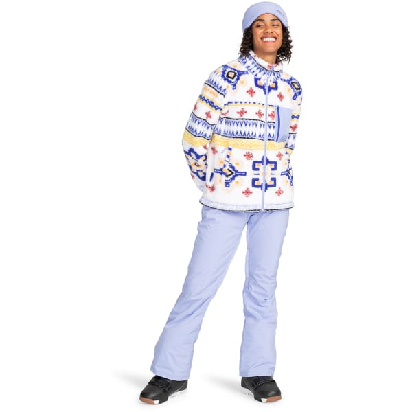 Veste polaire ROXY ALABAMA FULL ZIP OTLR BRIGHT WHITE CHANDAIL
