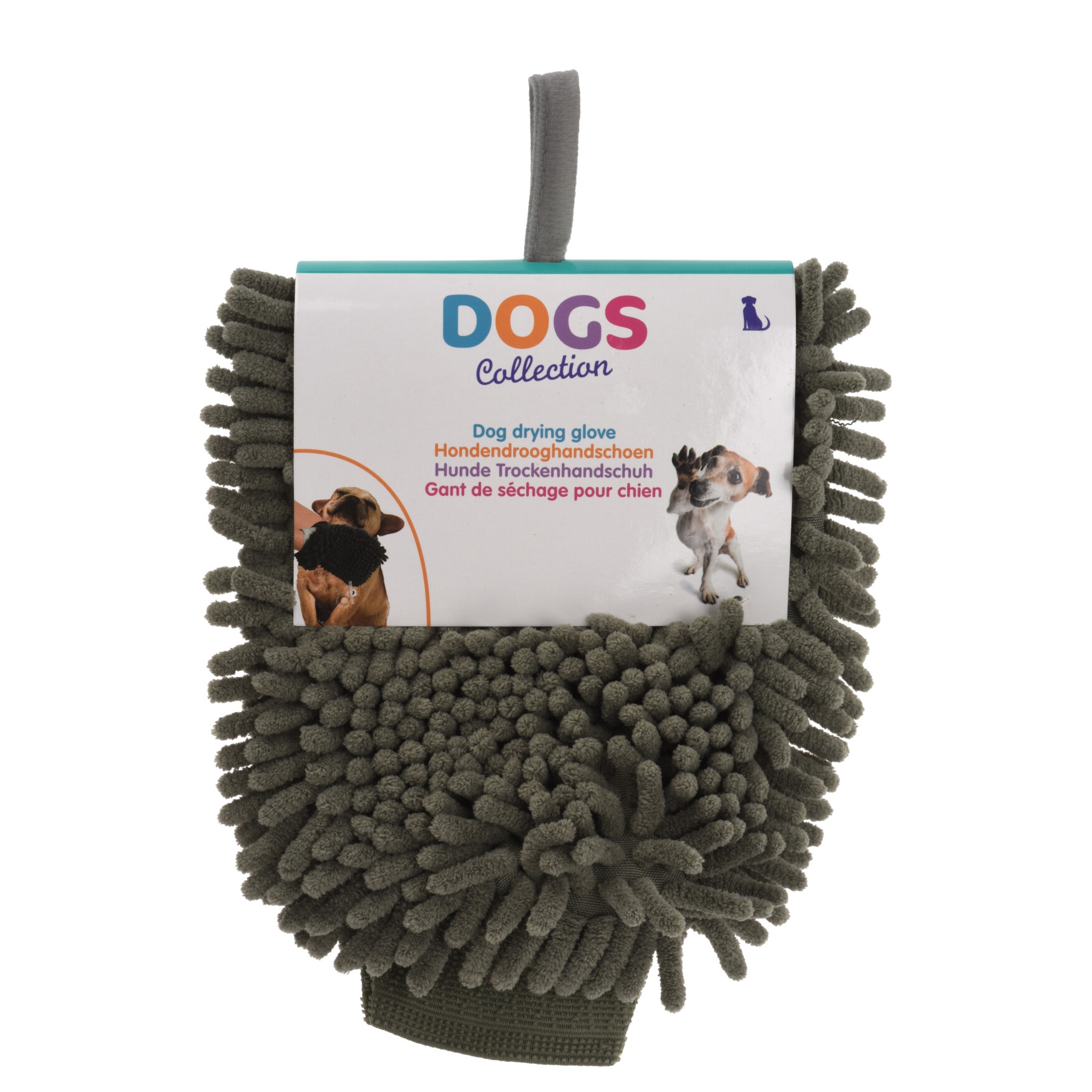 Trockenhandschuh für Hunde
