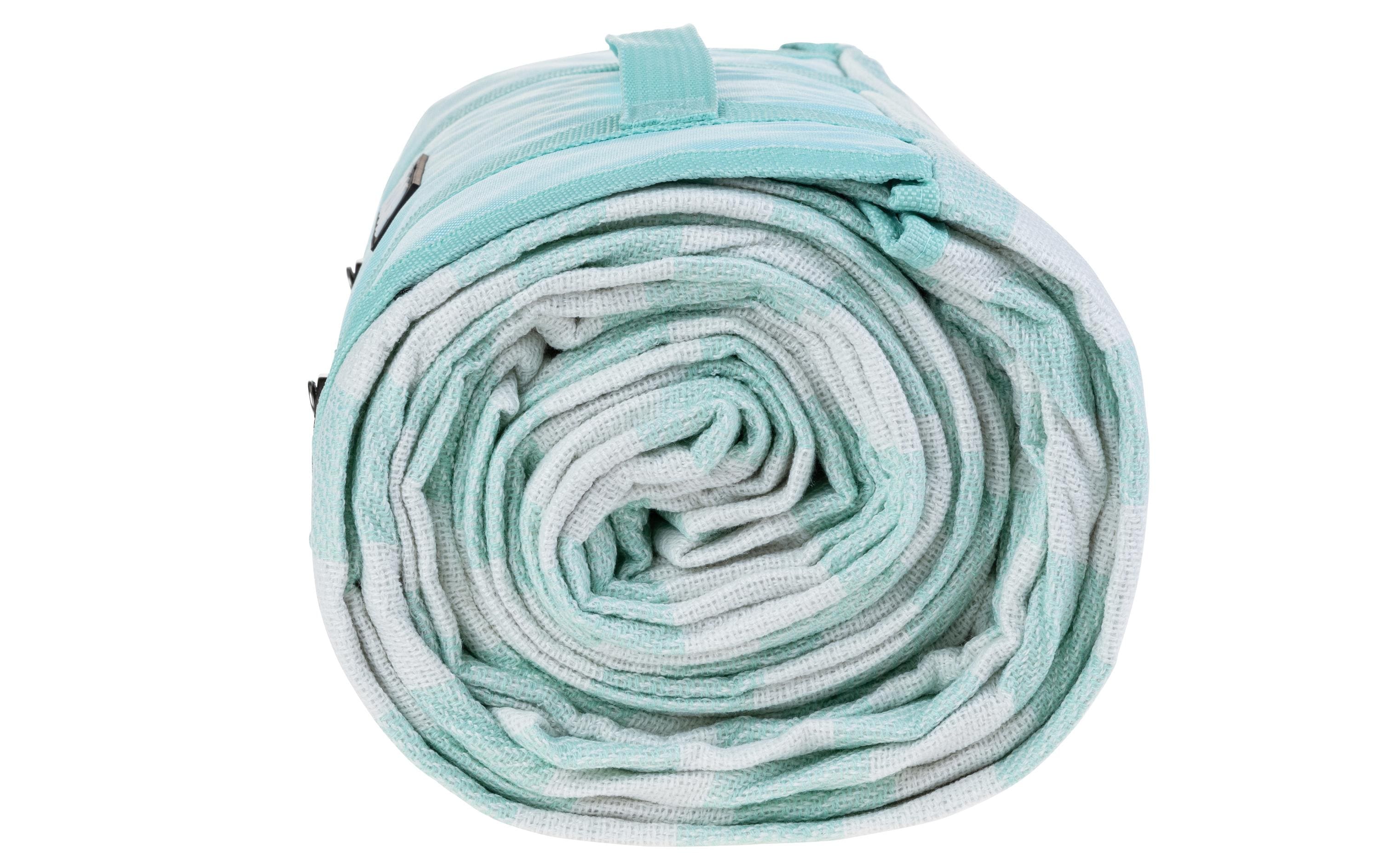 Picknickdecke Stripes mint 200 x 300 cmModische Picknick-Decke in sommerlichen Trendfarben