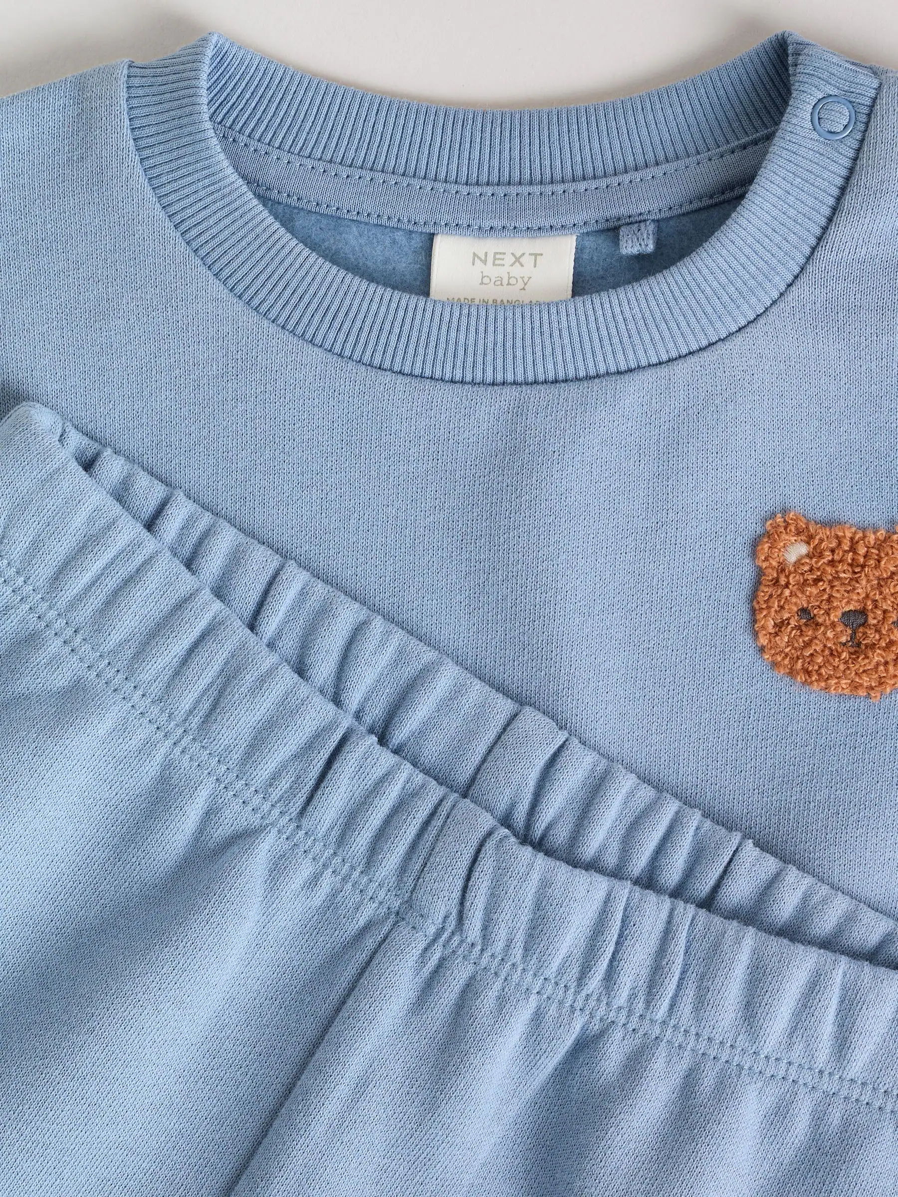 Blauw met beren - Baby sweatshirt en joggingbroek set (0mnd-2jr)
