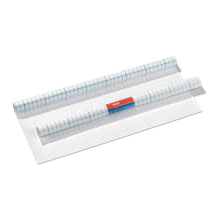 Herlitz Bucheinbandfolie selbstklebend, transparent, 1 m x 40 cm, 5 Stück