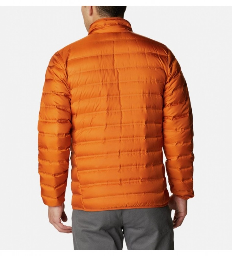 Jaqueta de plumas com capuz laranja Columbia Lake 22