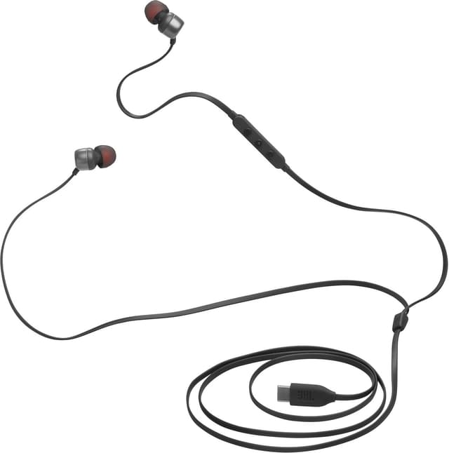JBL Tune 310 USB C in-ear høretelefoner (sort)