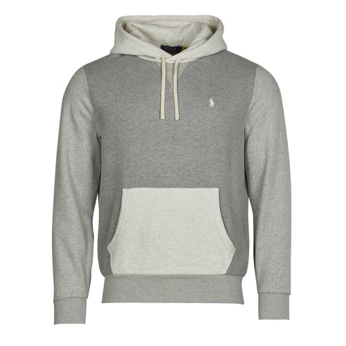 Polo Ralph Lauren - SWEATSHIRT CAPUCHE EN MOLLETON COLOBLOCK Gris