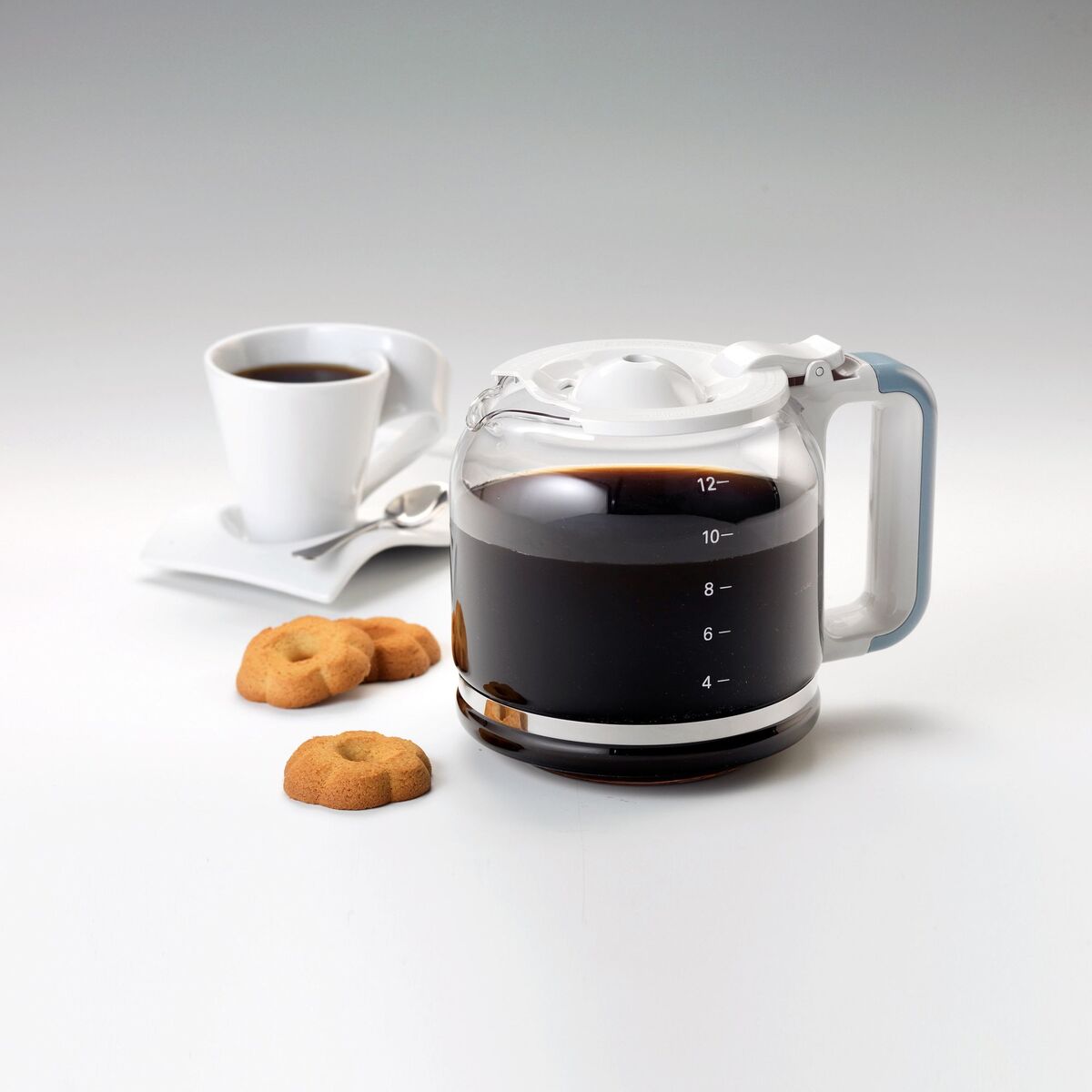 Kaffemaskin, Blå