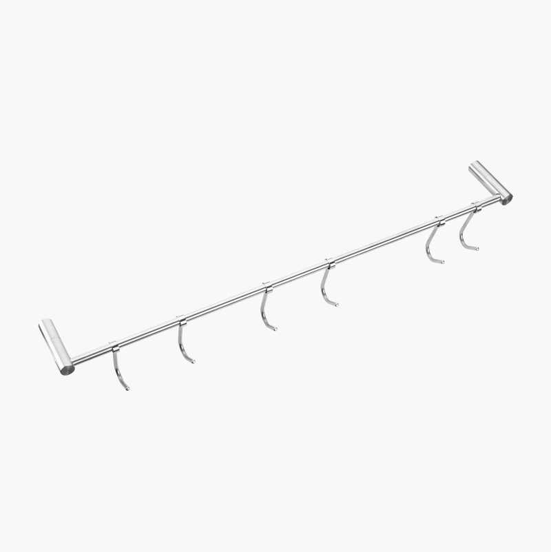 Opphengsstang, 50 cm, seks kroker
