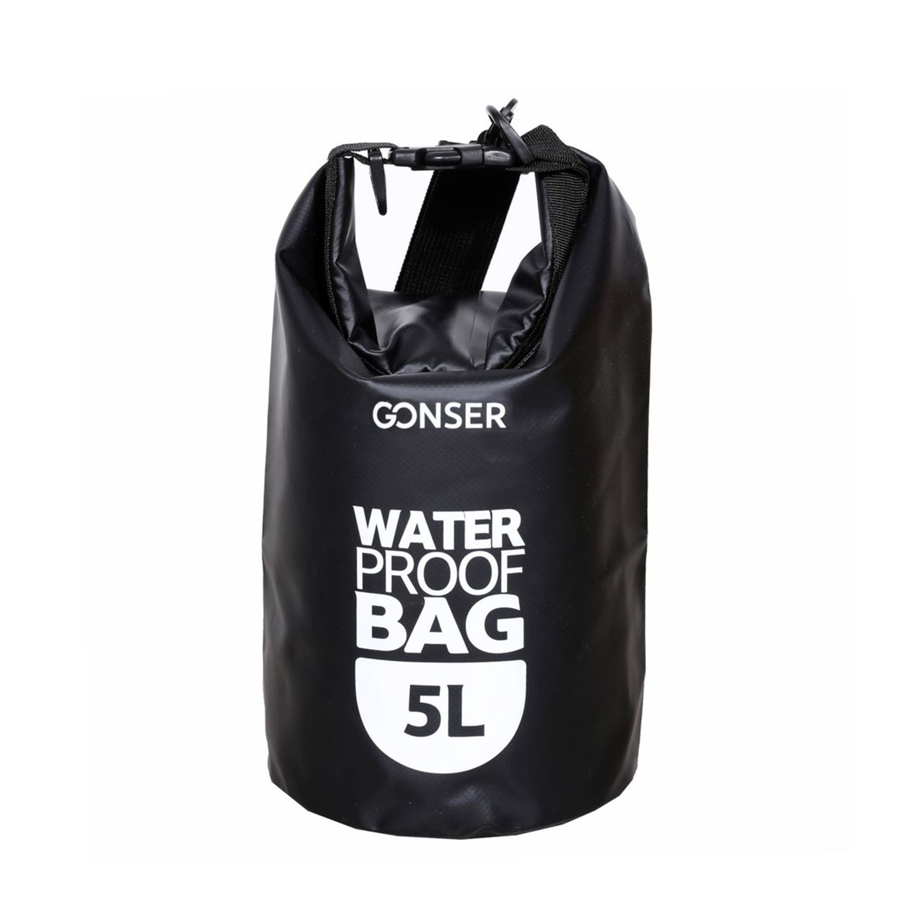 Dry Bag Tasche wasserdicht schwarz 5L