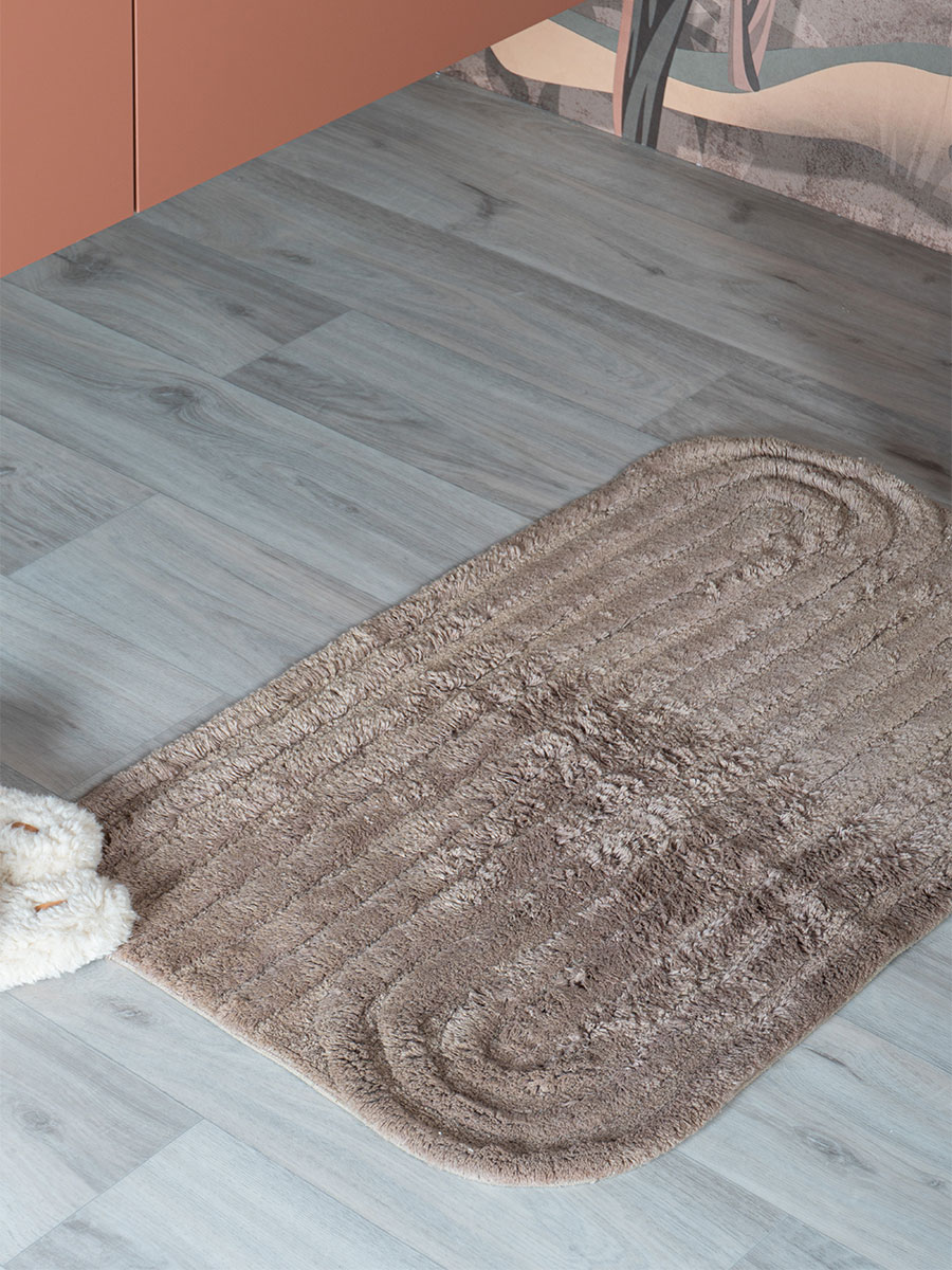 Badmat Benja – Taupe 50 x 80 cm