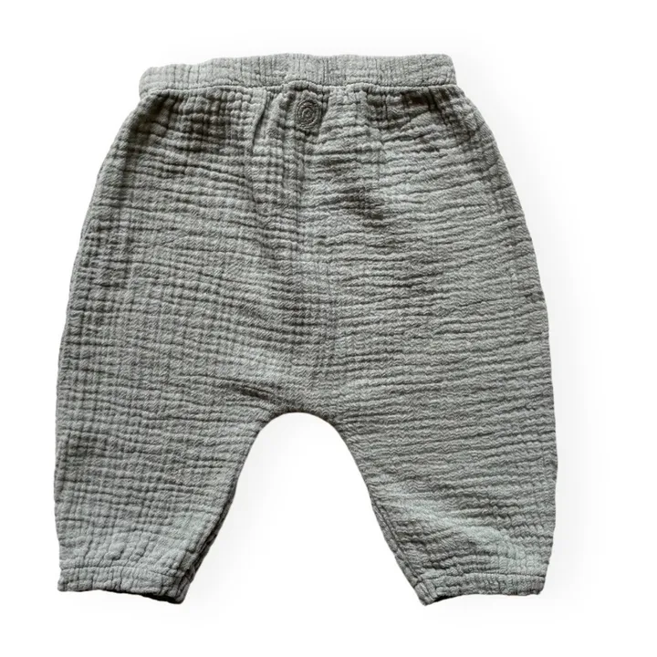 GOLD, Olalala Pantalon Taki Coton Bio | Gris bleuté