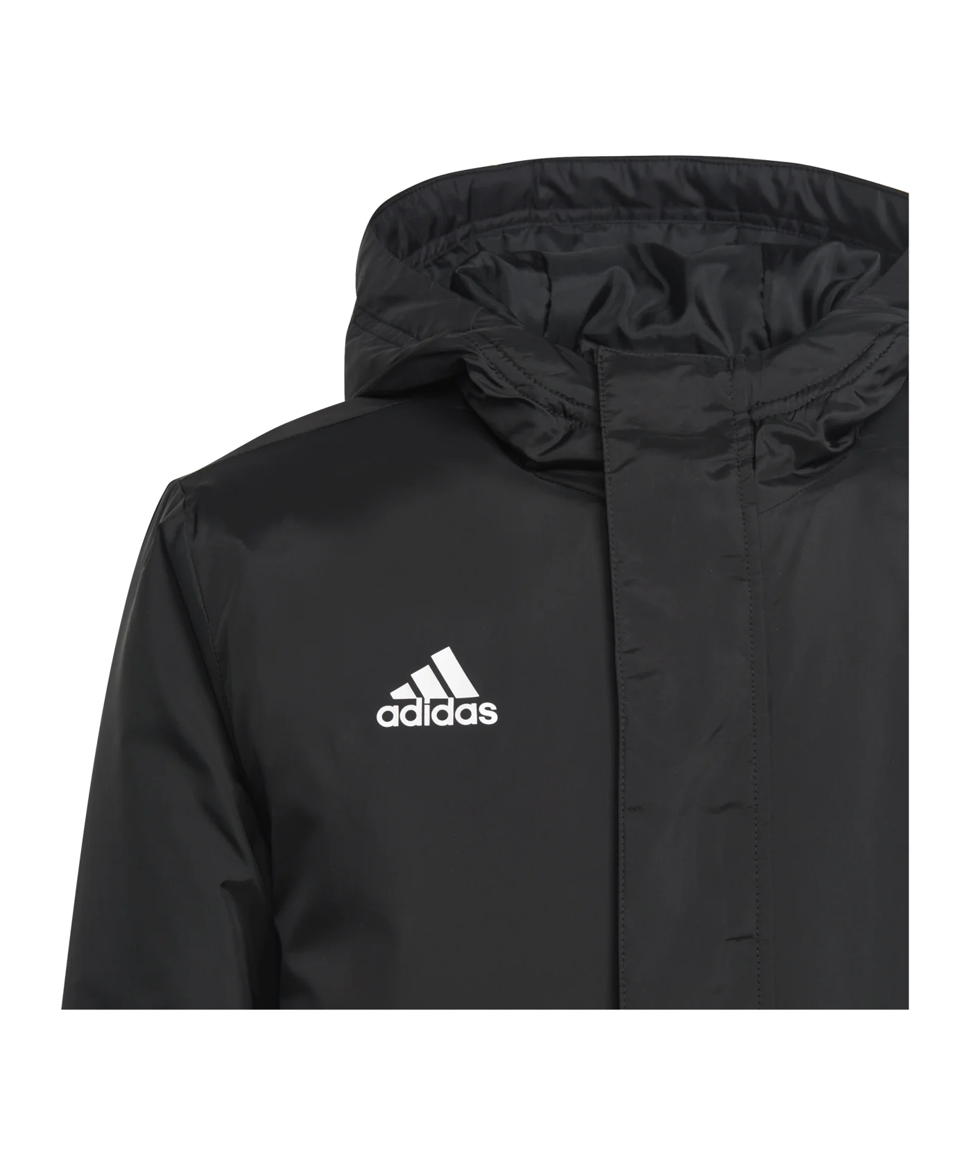 adidas Entrada 22 Stadium Jacke Kids Schwarz