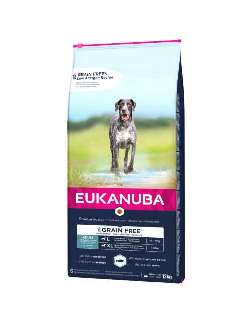 Eukanuba Adult Large Grain Free Zeevis - Hondenvoer