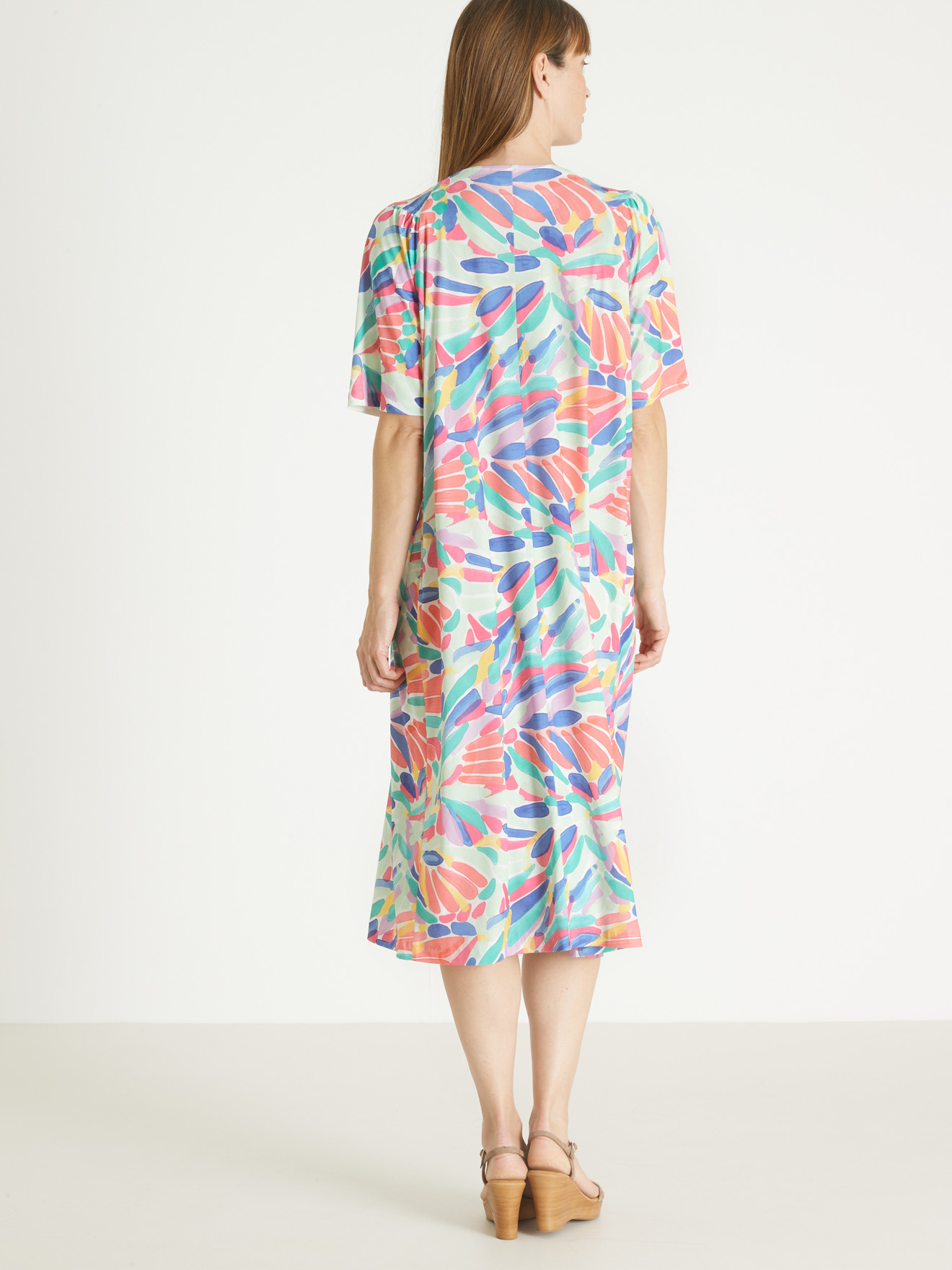 Robe en maille fluide.