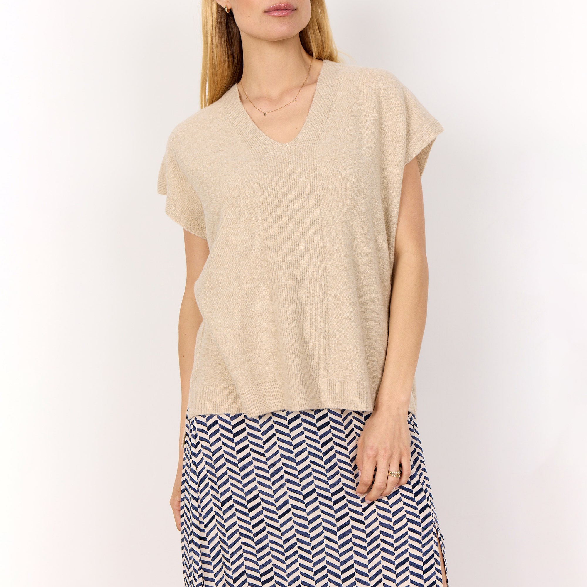 Gilet Femme beige
