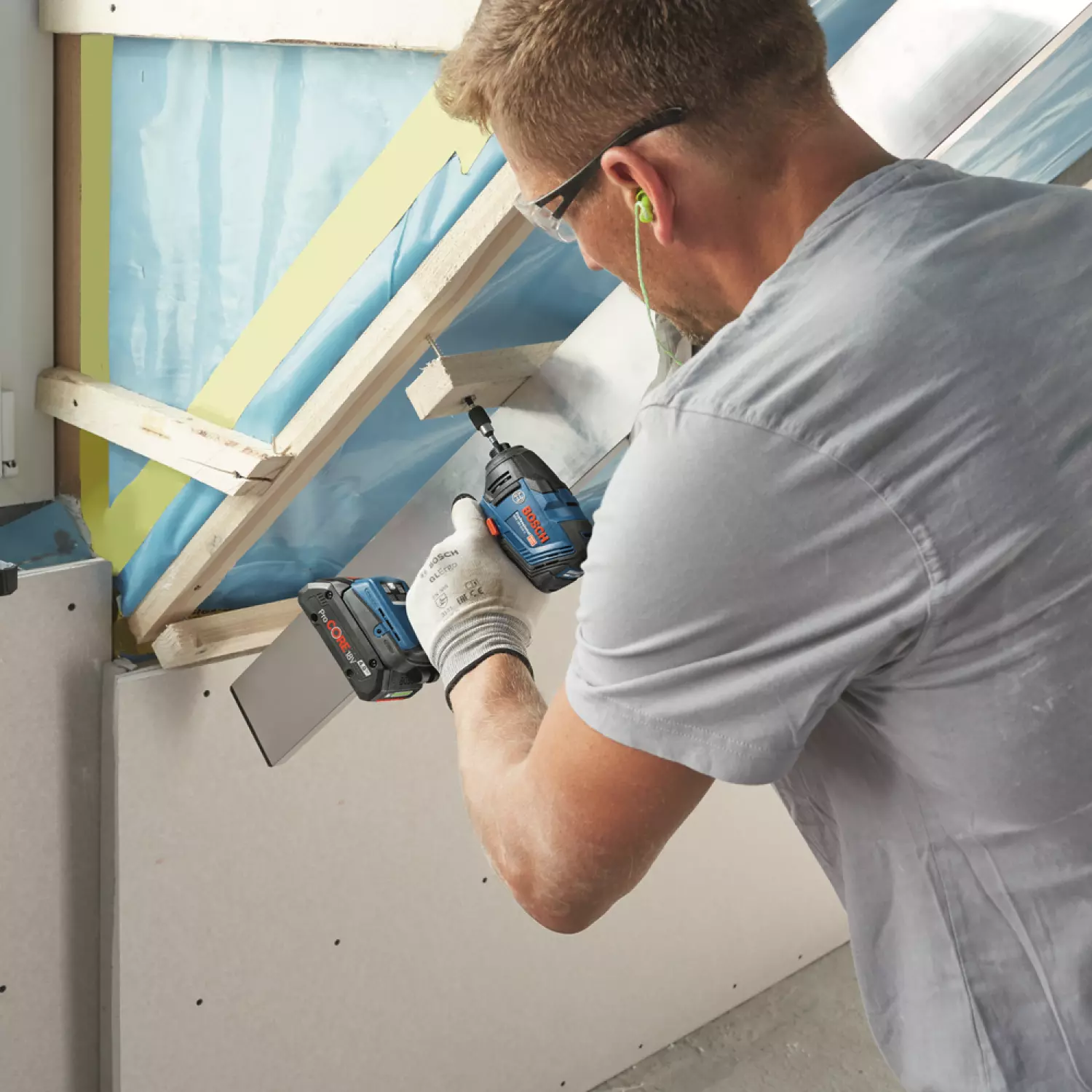 Bosch GDR 18V-210 C 18V Li-ion Accu slagschroevendraaier in L-Boxx