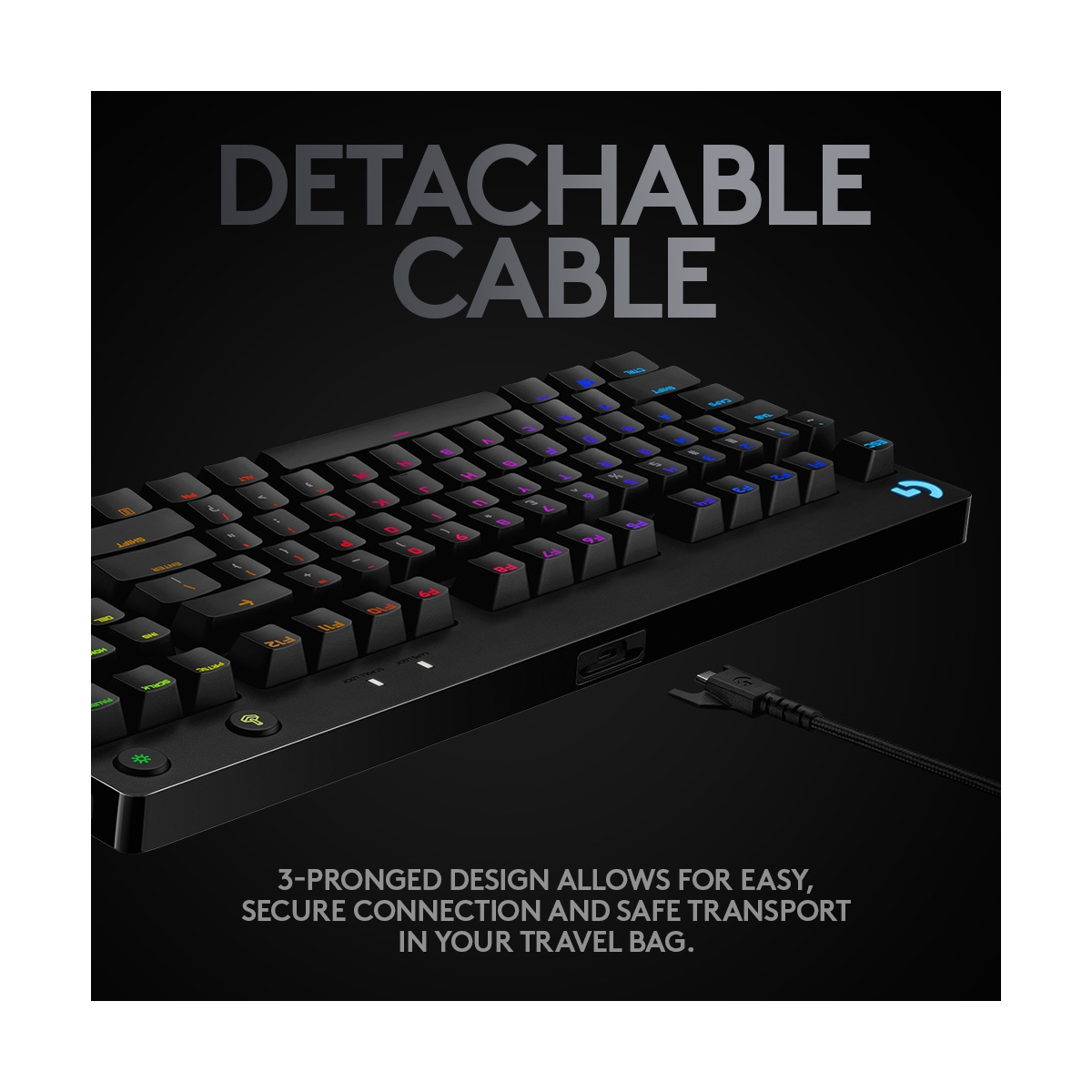 Logitech G Pro gamingtastatur (nordisk oppsett)