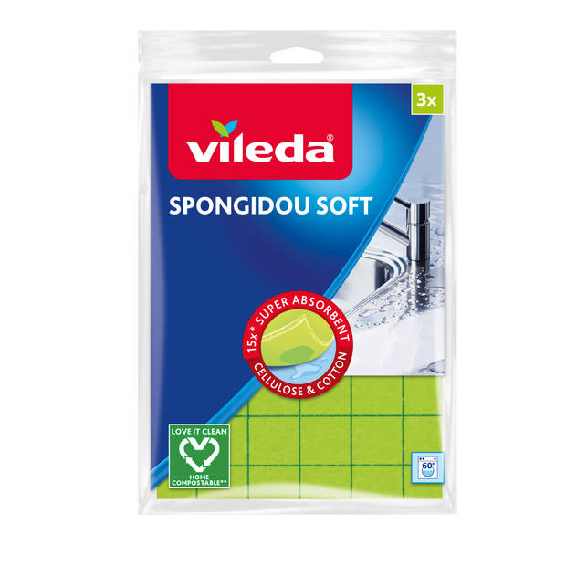 Vileda Spongidou doeken - 3 stuks