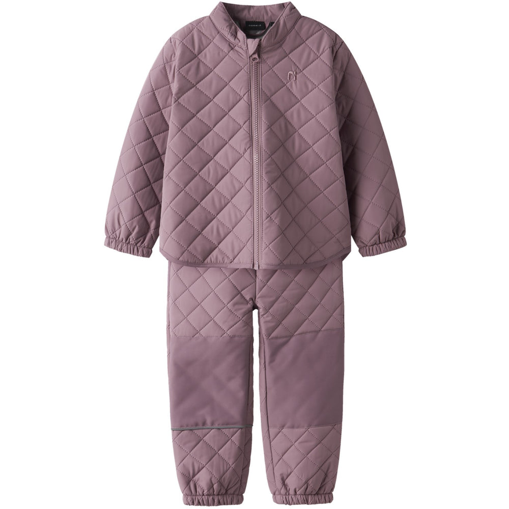 Køb Name It Wistful Mauve Nmnchilly Quilt Termosæt Fo Noos