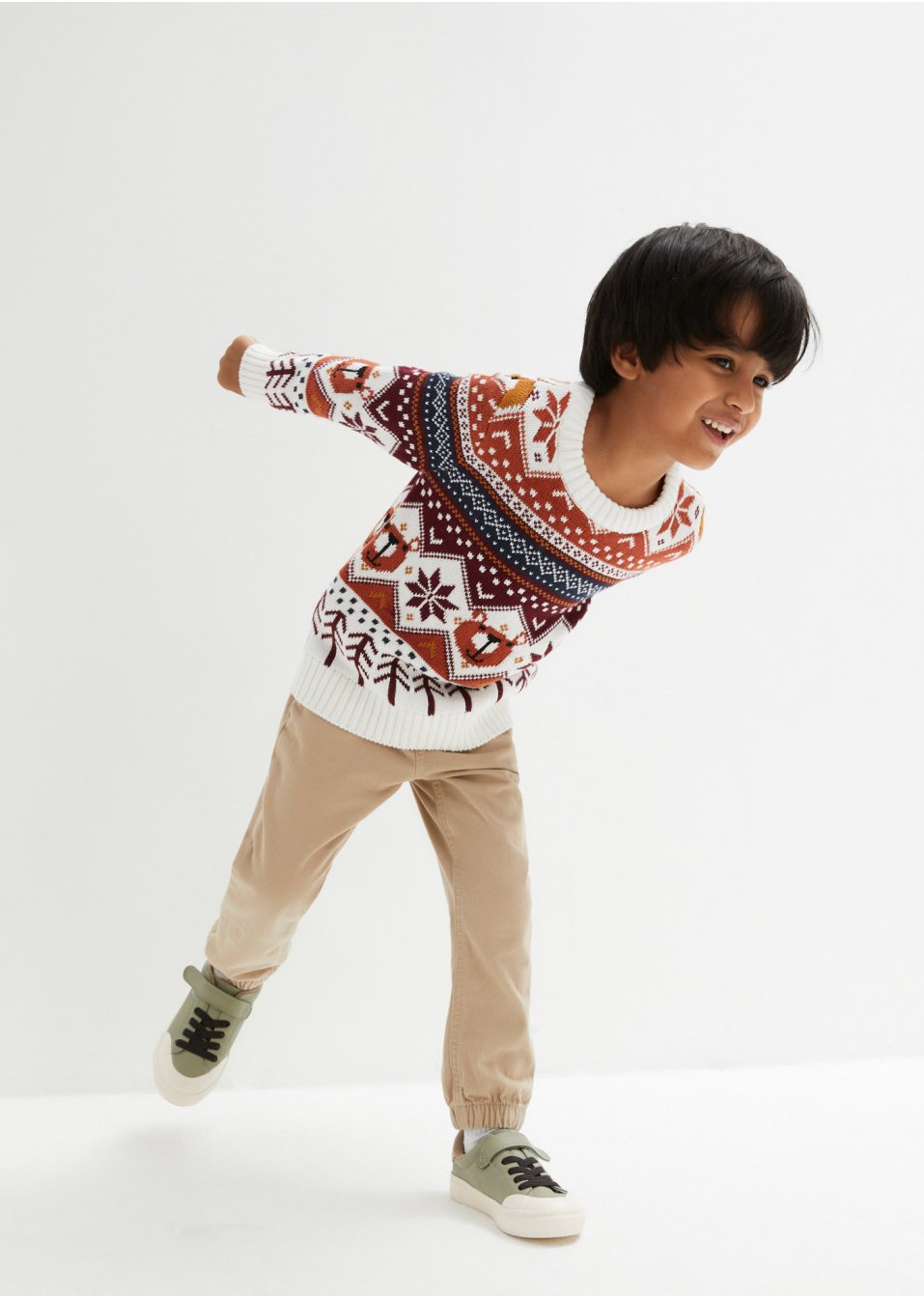 Pull en maille coton garçon