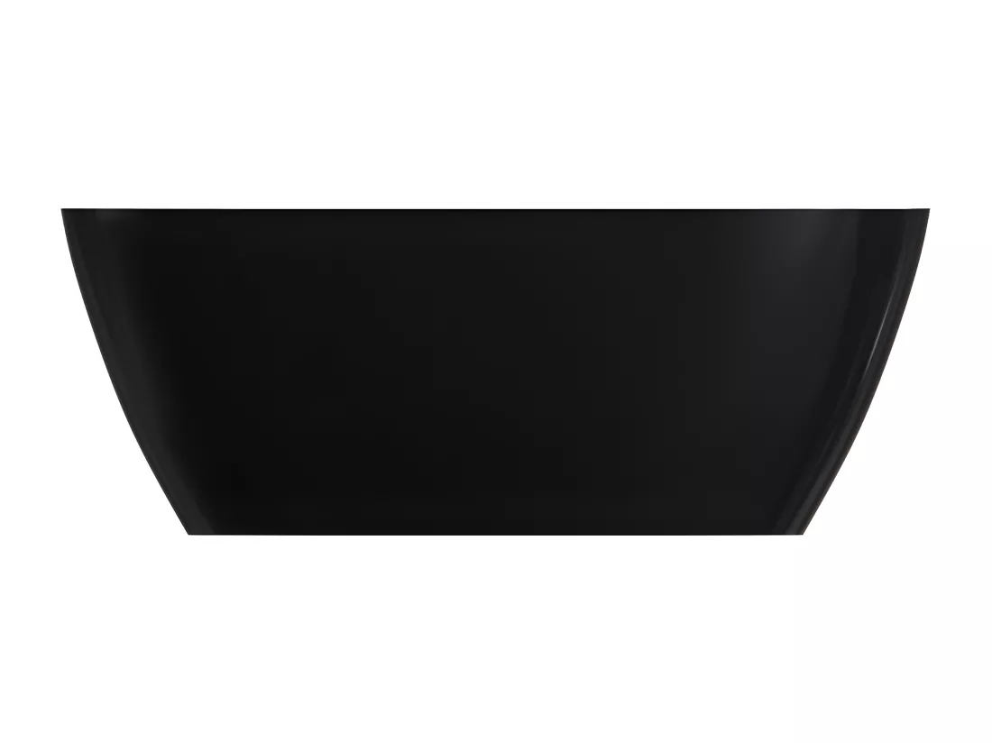 baignoire îlot OMNIRES SIENA M+ 161X81 CM couleur : noir et blanc finition : brillant