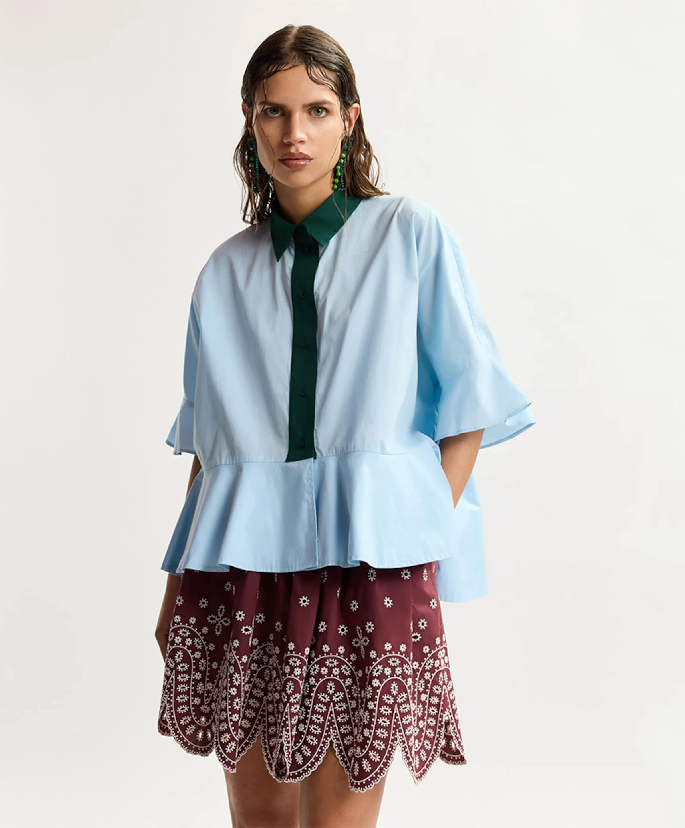 Essentiel Antwerp Dames blouse blauw