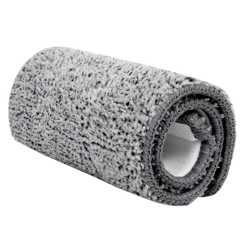 (32x12cm) Ersatz Mikrofaser Pad Wiederverwendbares Reingungs Tuch für Boden Wischmopp - Grau