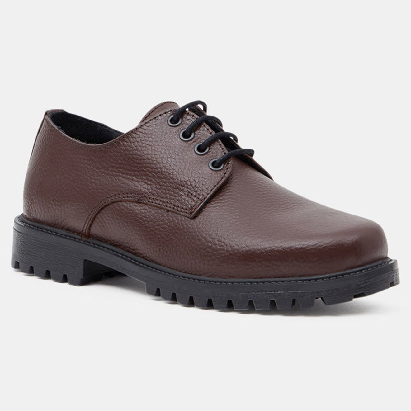 Dechase Derbies en Cuir Zena marron