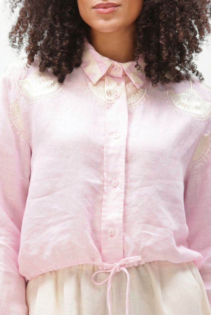 roze greek archaic kori blouses s26k-2075044