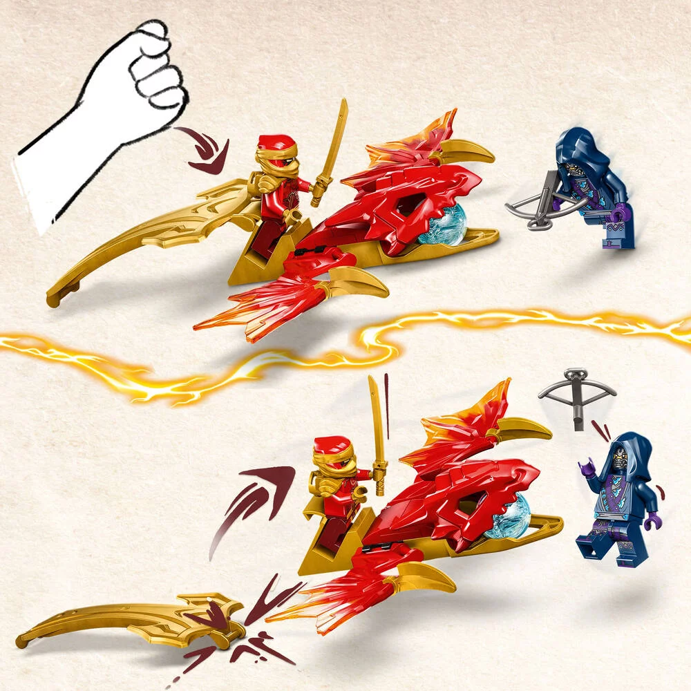 LEGO®NINJAGO® 71801 - L’ATTAQUE DU DRAGON REBELLE DE KAI