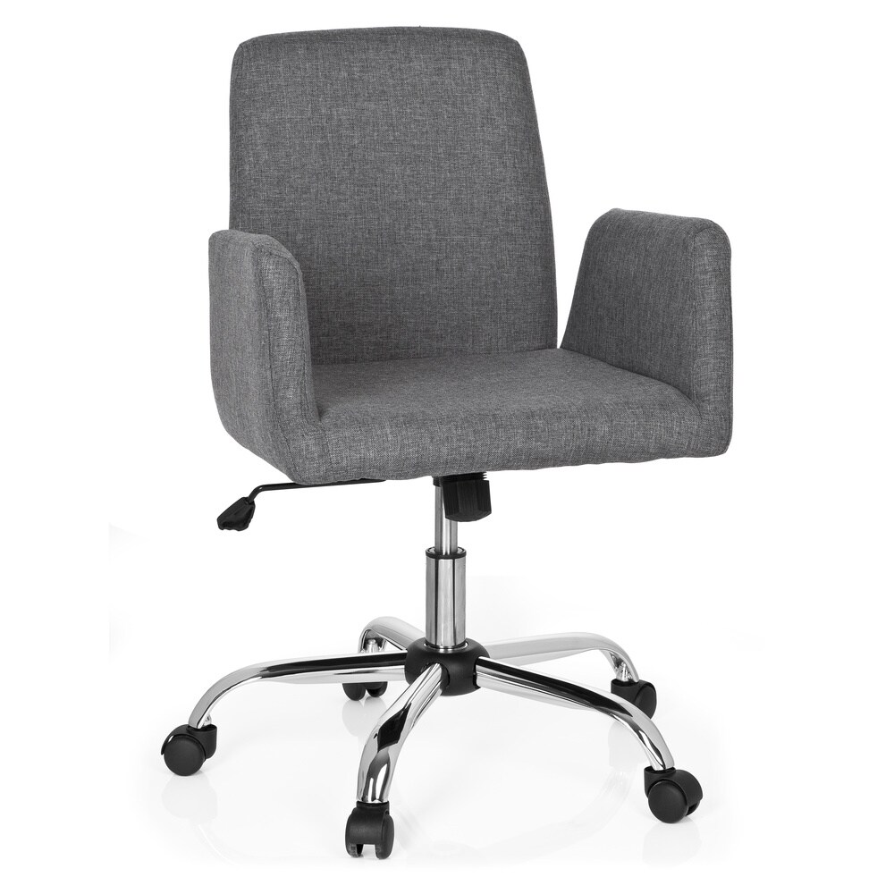 Home Office Bürostuhl FLOW Stoff mit Armlehnen hjh OFFICE